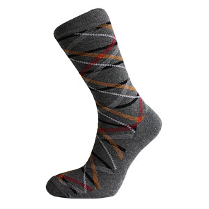 Salmingsockar, svarta med linjer 40-45