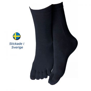 Tåstrumpa, svart, 35-38
