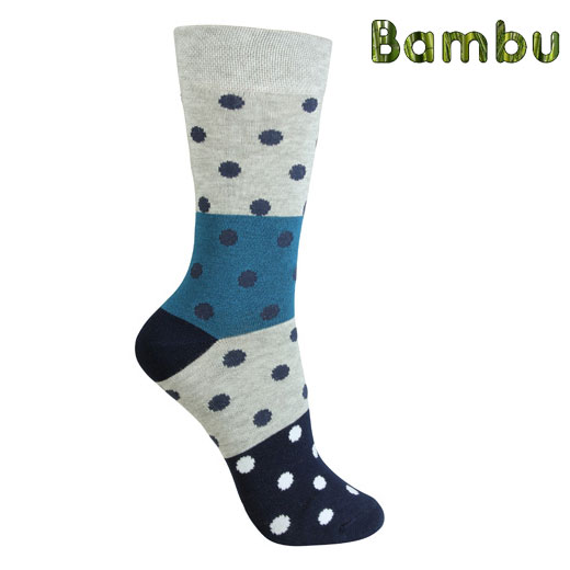 Bambustrumpor, prickiga, marin, 35-38