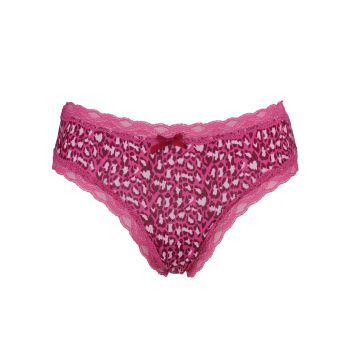 Bambutrosor, rosa leopardmönster, XL