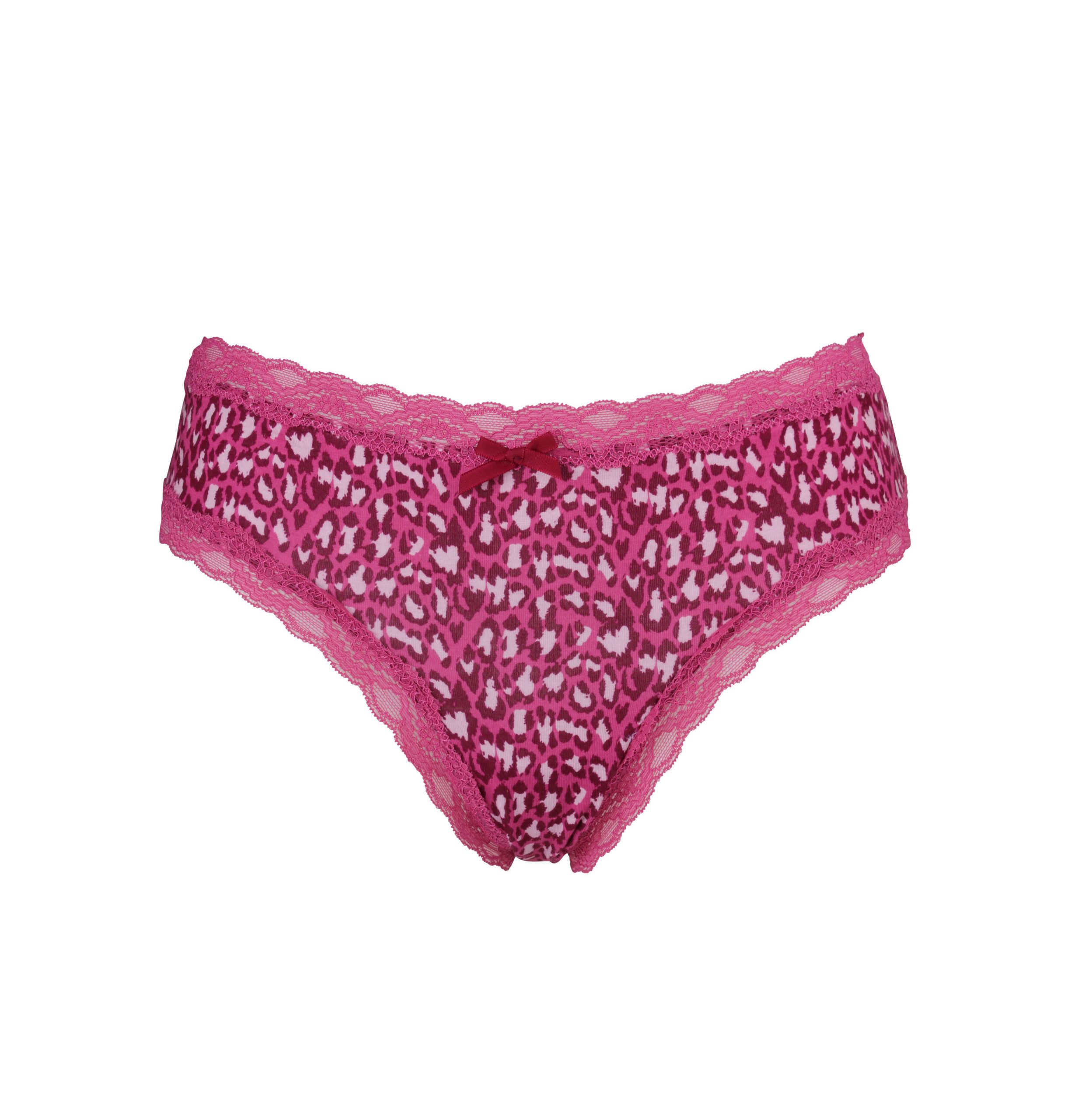 Bambutrosor, rosa leopardmönster, XL