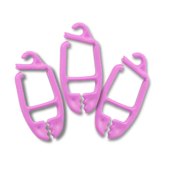 Supi Strumpklämmor, 15 rosa