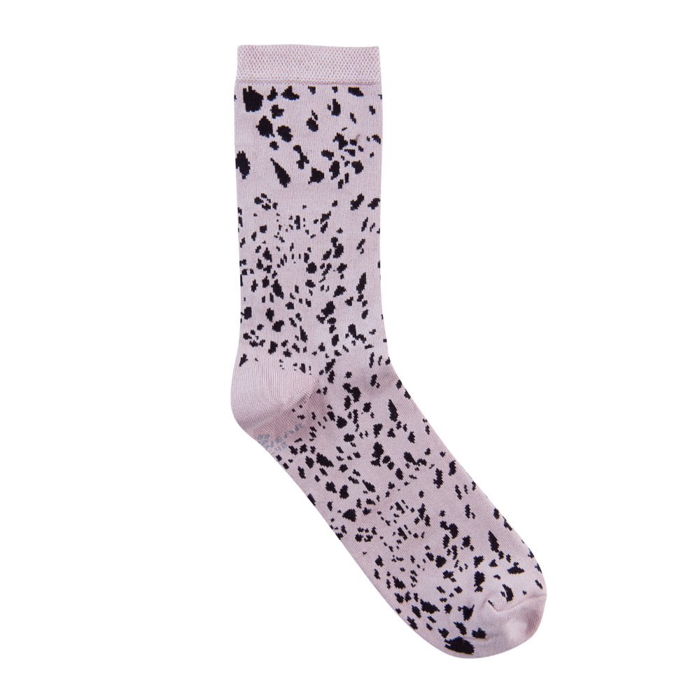 Bambustrumpor, rosa med svarta prickar, 39-42