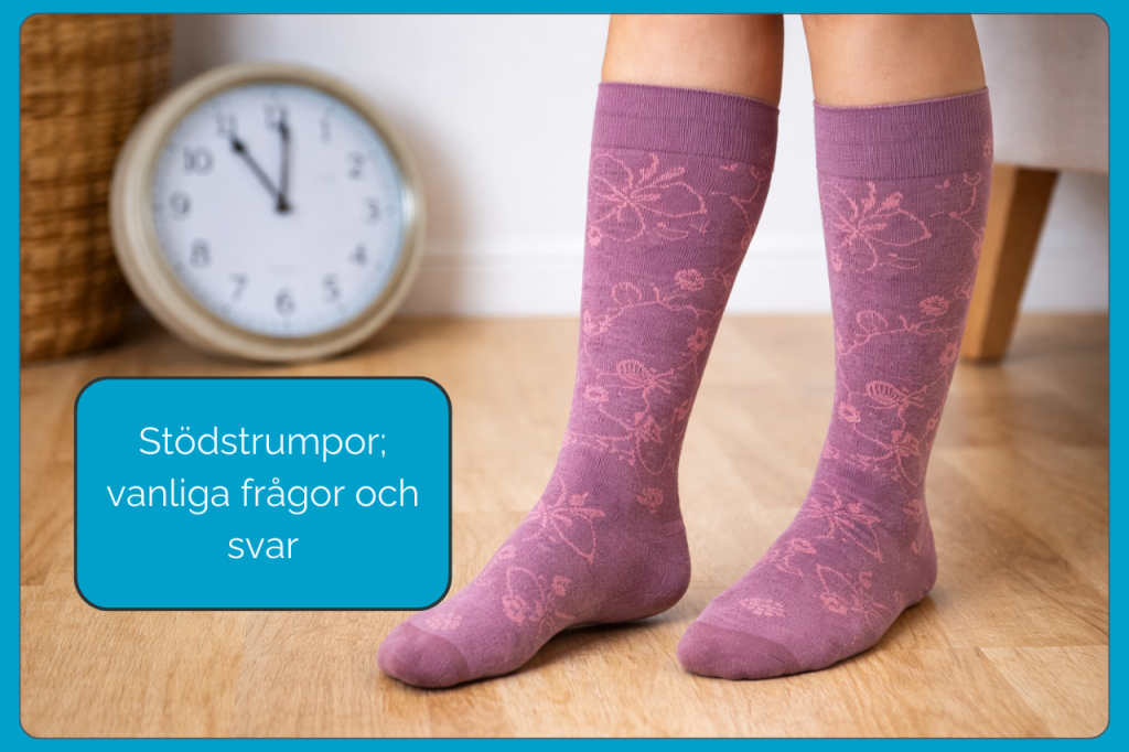 Stödstrumpor; vanliga frågor och svar