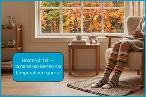 Ta hand om benen med stödstrumpor